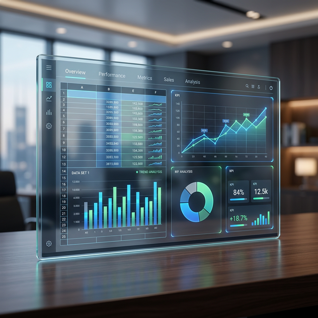Verlofregistratie OOP Excel dashboard preview - SVK Products Oosterhout